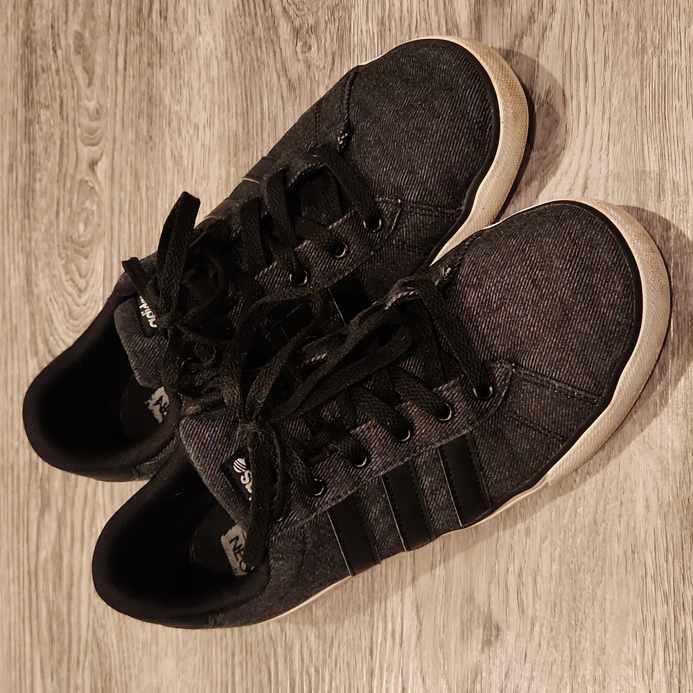 adidas Black and White Men's Shoes